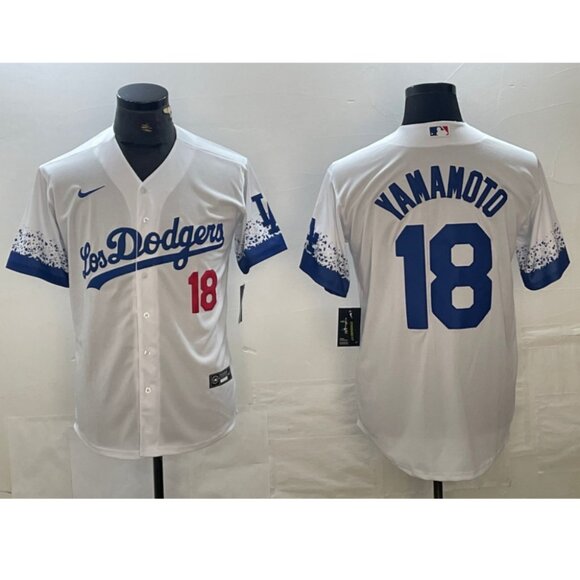Mens Youths Kids Womens Yoshinobu Yamamoto White Stitched Jersey City